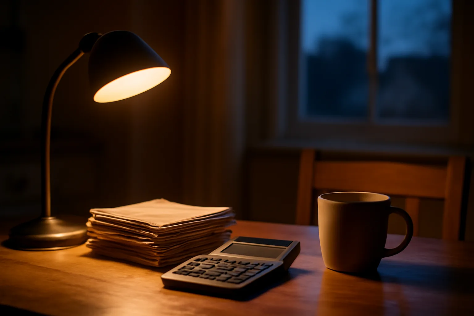 Stack of bills and a calculator on a table, representing timeshare maintenance fee costs