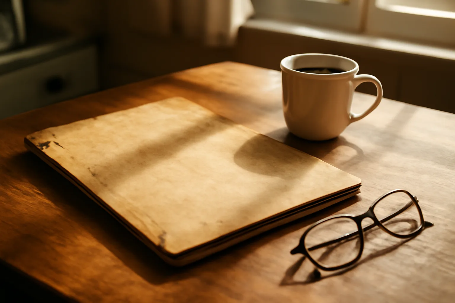Deed paperwork and reading glasses on a kitchen table for timeshare deed buy back