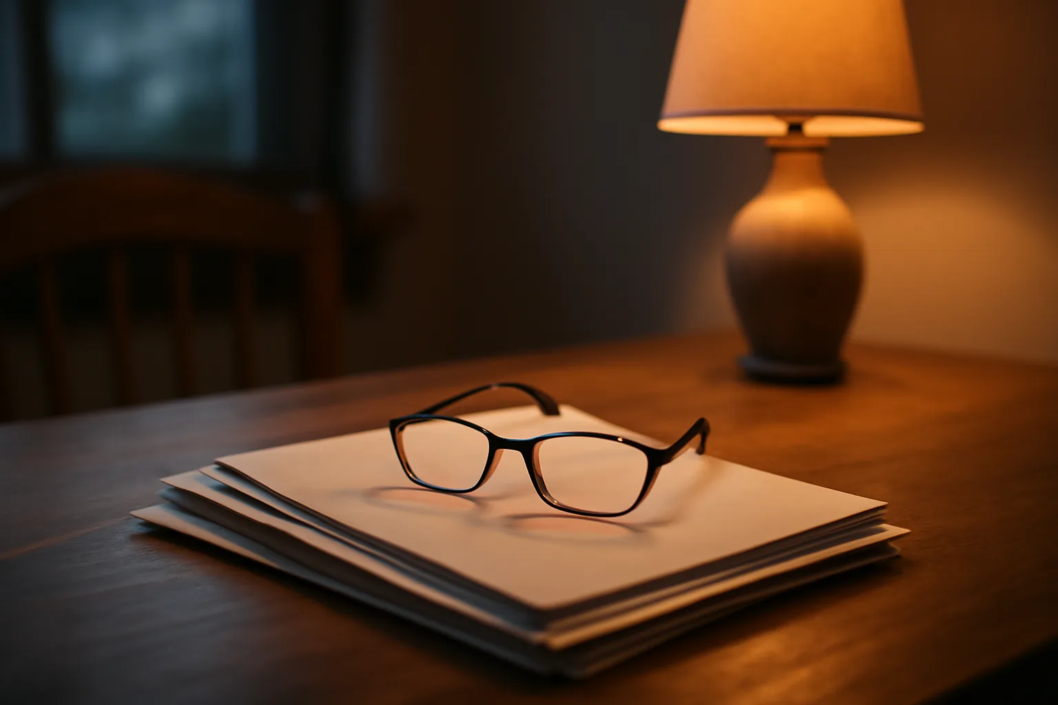 Contract papers and reading glasses on a kitchen table, representing a timeshare exit decision
