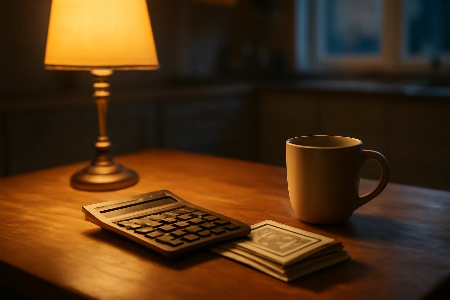 Calculator and bills on a table representing timeshare maintenance fee tax questions