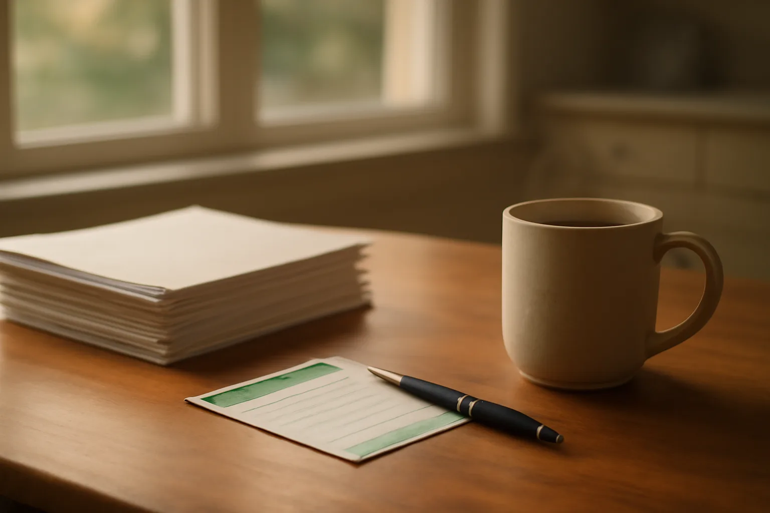 Documents and a pen on a table representing steps to cancel a timeshare contract