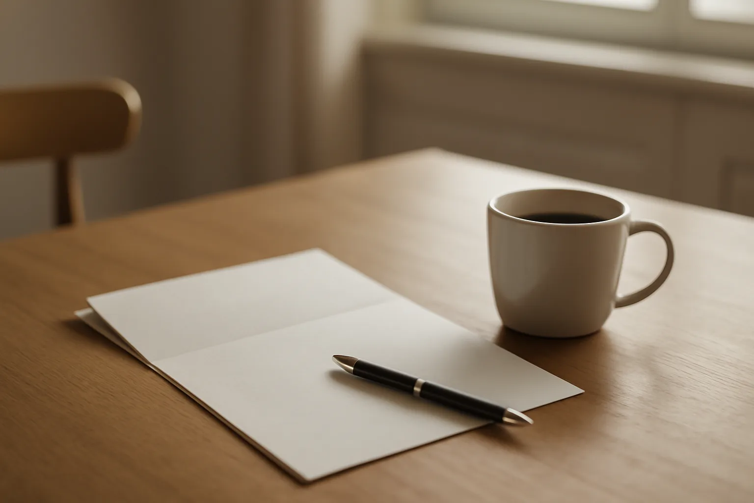 Contract papers and coffee on a kitchen table, symbolizing a decision to cancel a timeshare
