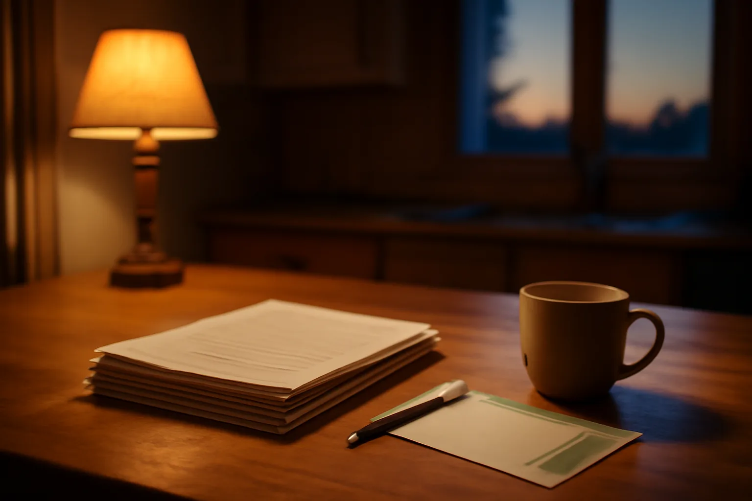 Contract papers and a pen on a table representing cancelling a timeshare purchase