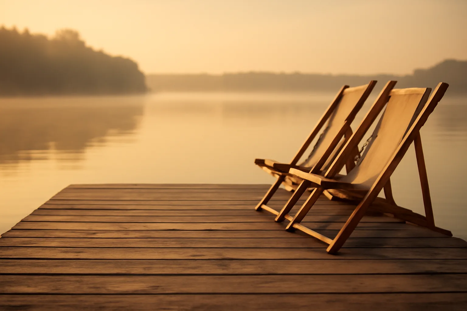 Empty resort dock at dusk symbolizing an owner stepping away from a timeshare