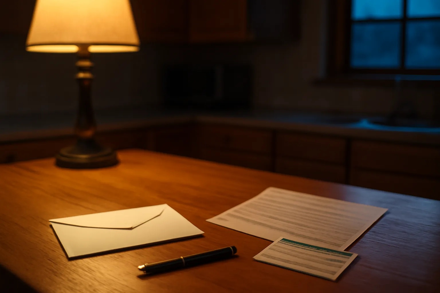 Certified mail receipt and pen beside a folded contract on a table, representing a Florida timeshare rescission letter