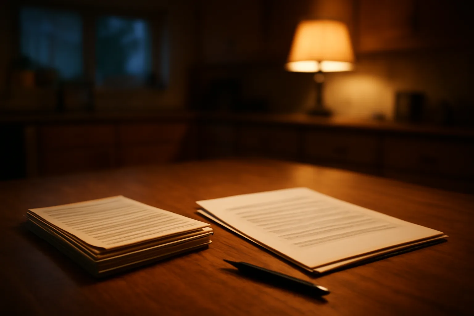 Contract papers and certified mail receipts on a table representing timeshare cancellation steps
