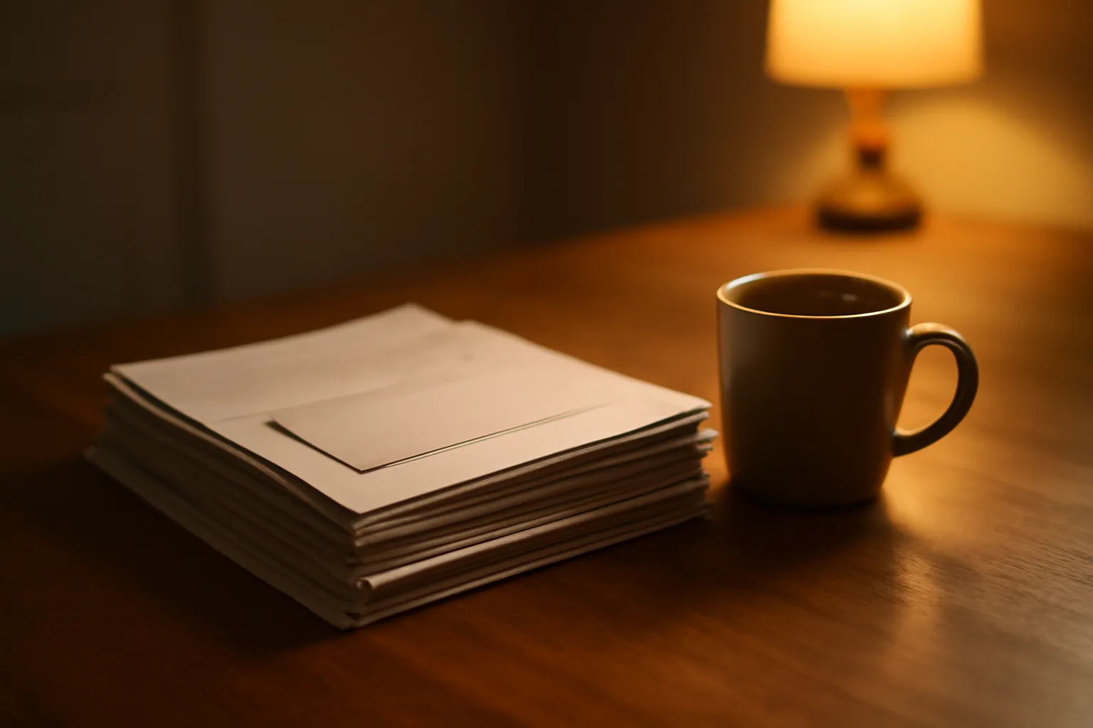 Timeshare contract documents and a certified mail receipt on a kitchen table