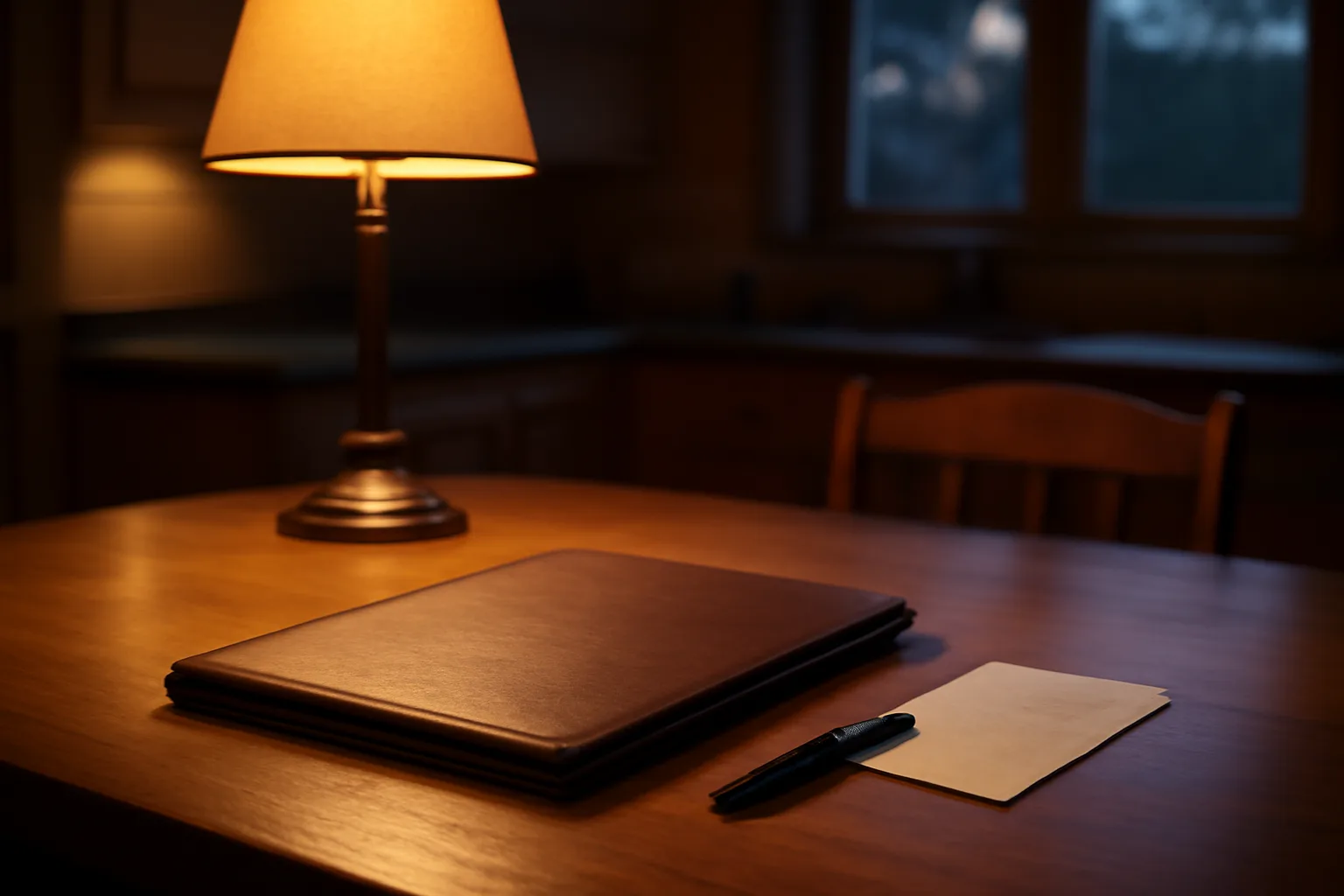 Contract folder and mail receipt on a table, representing canceling a Westgate timeshare