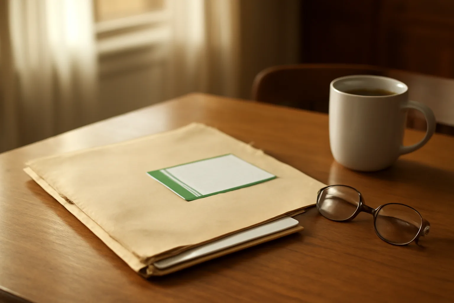 Paperwork and certified mail receipt on a kitchen table, representing timeshare cancellation steps