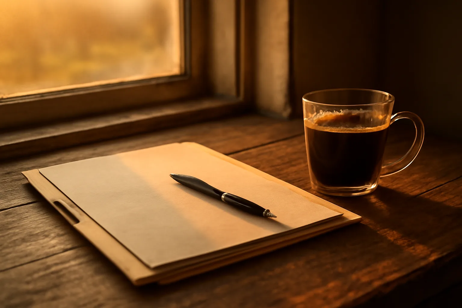 Desk with paperwork and coffee, evoking someone researching how to get out of a timeshare