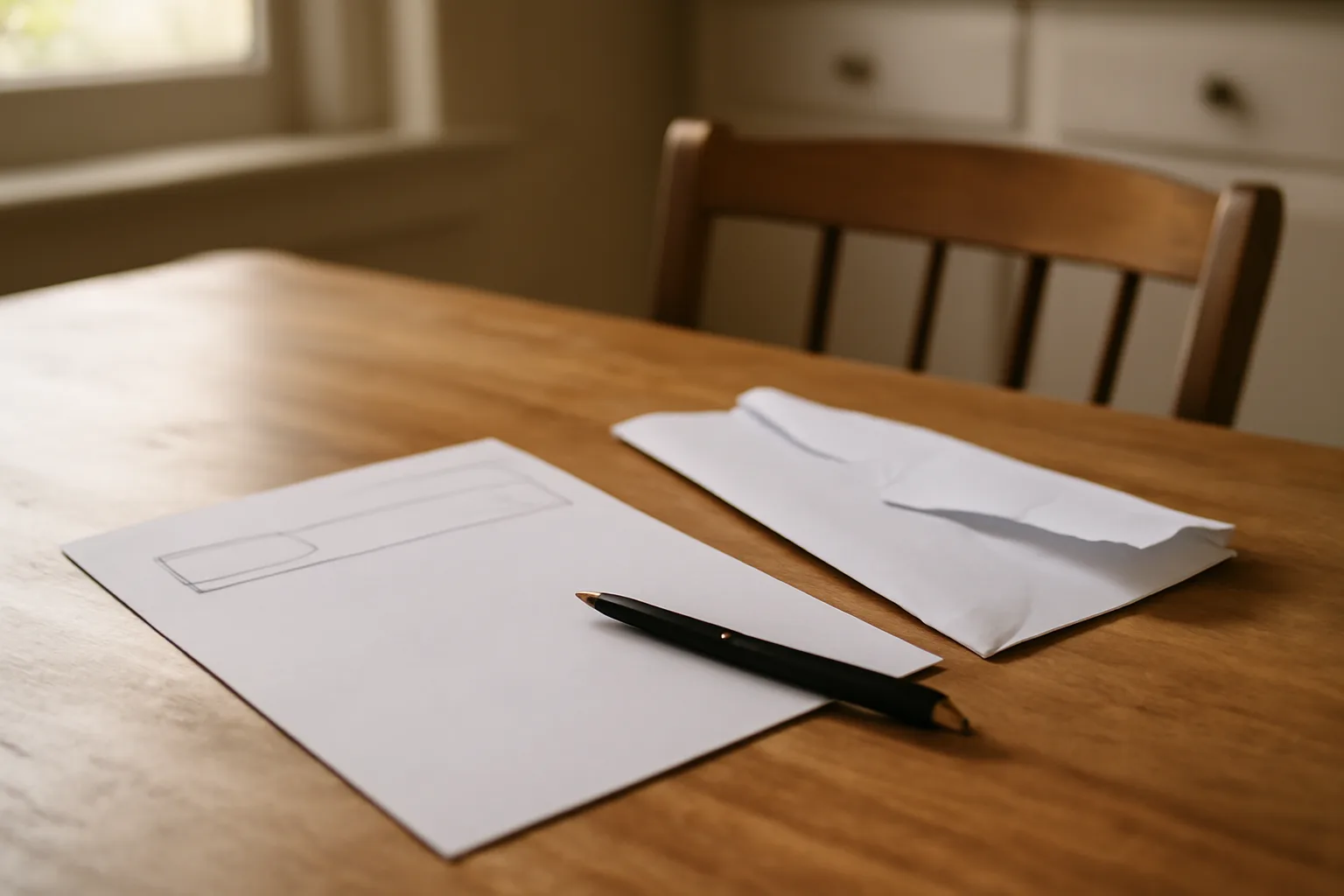 Kitchen table scene with certified mail receipt for a timeshare rescission letter